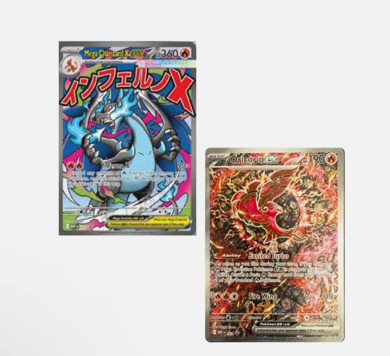 Sealed Mega Charizard ex & Oricorio ex Promo Set